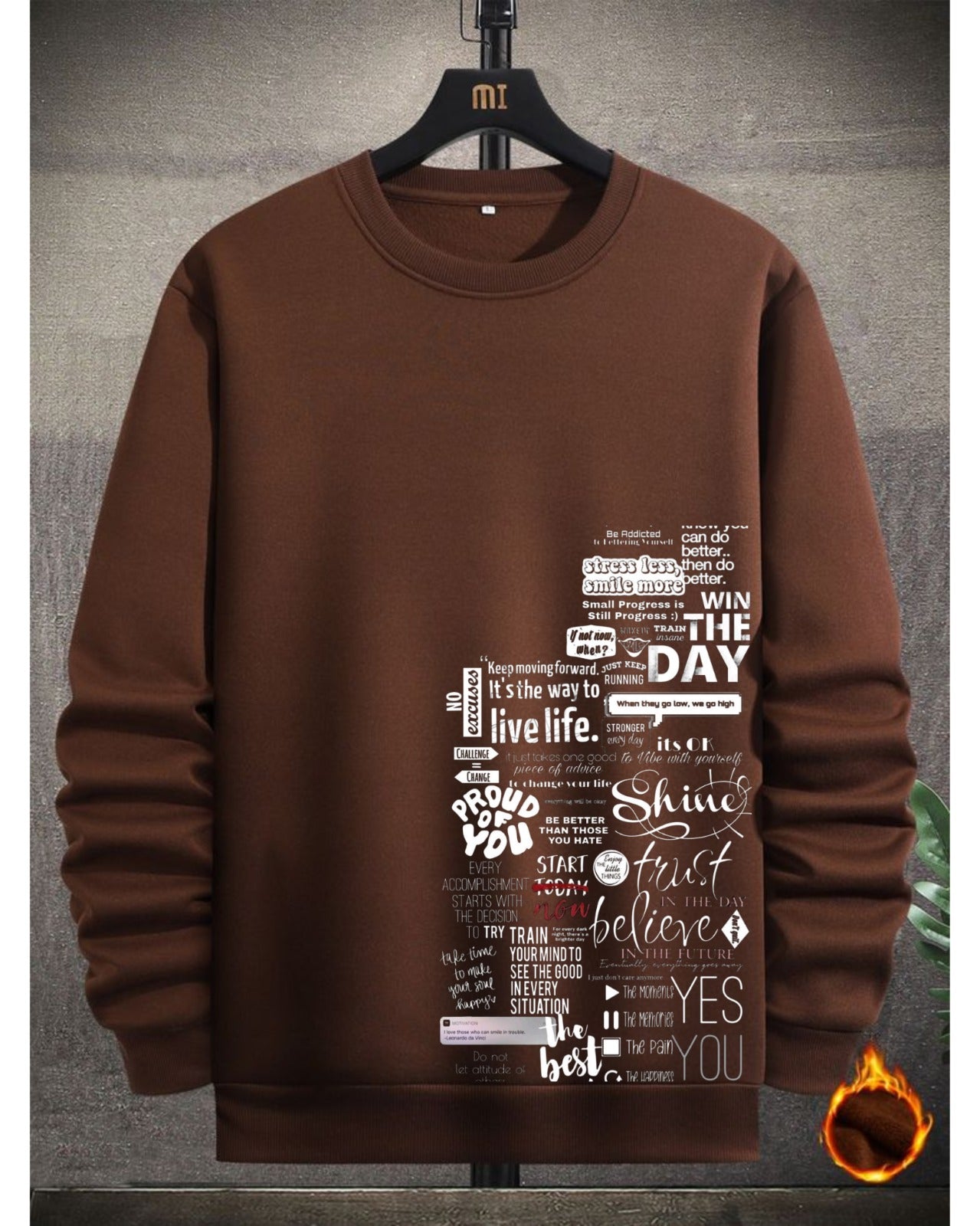 "No Excuses" Urban Graphic Sweatshirt