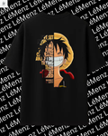 One Piece Inspired Black Oversized T-Shirt – Premium Anime Streetwear