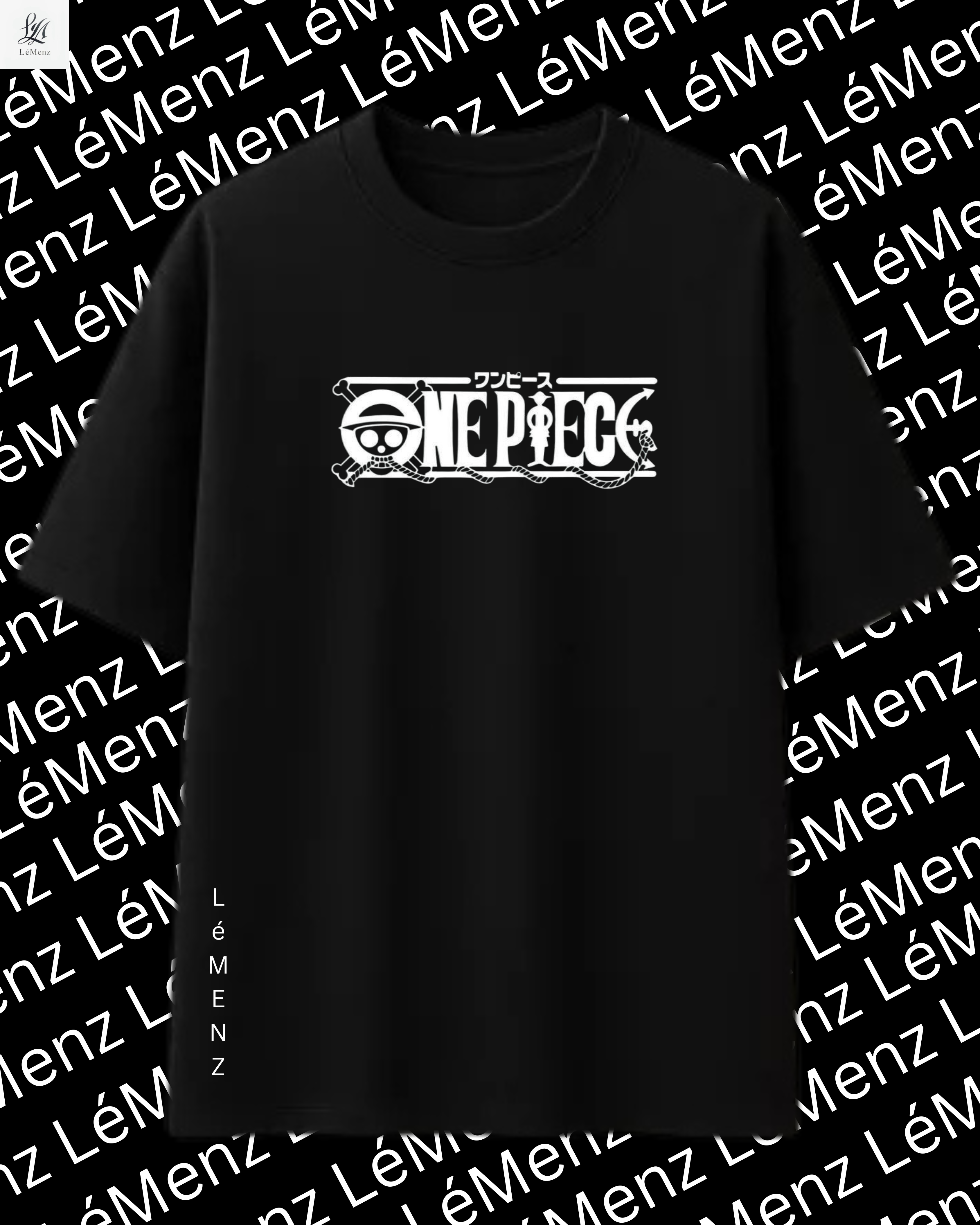 One Piece Inspired Black Oversized T-Shirt – Premium Anime Streetwear