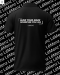 LéMenz Premium Black Polo Shirt – Motivational Back Print