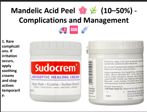 Mandelic Acid Peeling Solution 50% – Professional AHA Chemical Peel for Brightening, Pigmentation, Acne Marks & Sensitive Skin