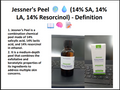 Jessner’s Peeling Solution (14% SA + 14% LA + 14% Resorcinol) – Professional Combination Chemical Peel for Acne, Pigmentation & Skin Resurfacing