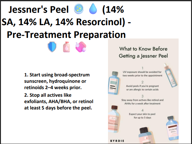 Jessner’s Peeling Solution (14% SA + 14% LA + 14% Resorcinol) – Professional Combination Chemical Peel for Acne, Pigmentation & Skin Resurfacing