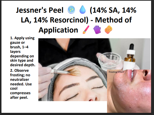 Jessner’s Peeling Solution (14% SA + 14% LA + 14% Resorcinol) – Professional Combination Chemical Peel for Acne, Pigmentation & Skin Resurfacing