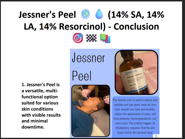 Jessner’s Peeling Solution (14% SA + 14% LA + 14% Resorcinol) – Professional Combination Chemical Peel for Acne, Pigmentation & Skin Resurfacing