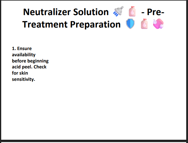 Neutralizer Solution – Professional Peel Neutralizing Liquid to Stop Acid Activity After Chemical Peels