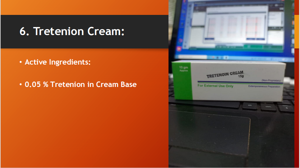 Tretinoin Cream 0.05% – Acne Treatment & Skin Renewal (15g)