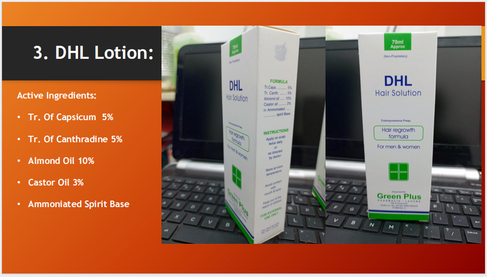 DHL Hair Lotion – Hair Regrowth Formula for Men & Women (70ml)