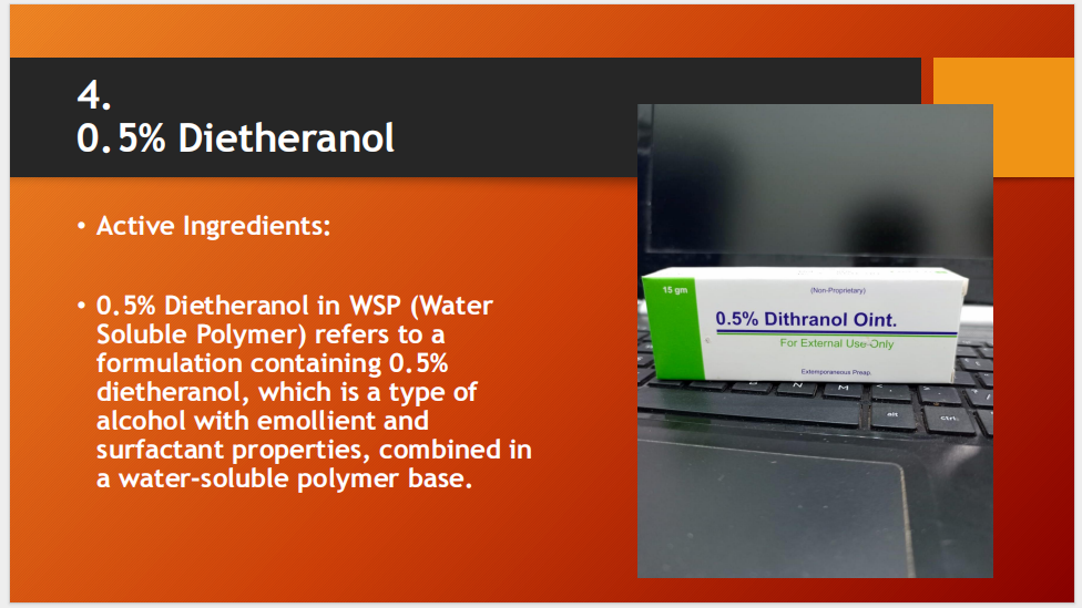 Dithranol Ointment 0.5% – Dermatological Skin Treatment (15g)