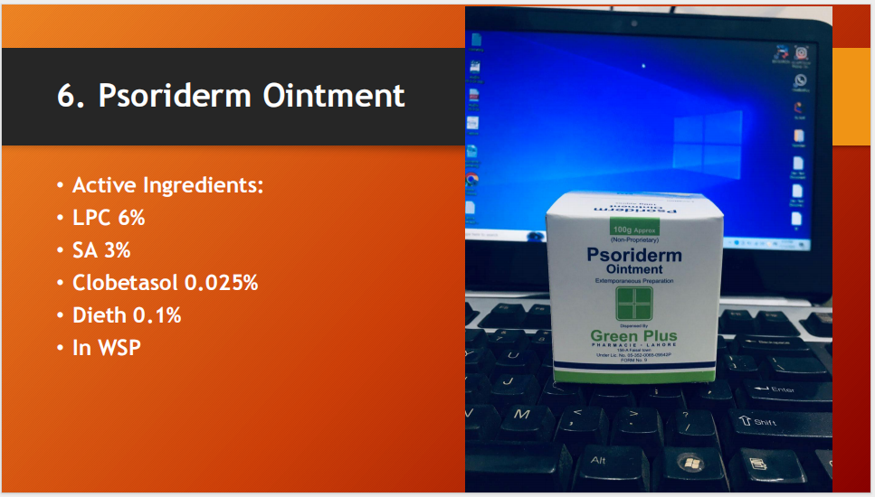 Psoriderm Advanced Psoriatic Ointment – Medicated Skin & Scalp Care Formula