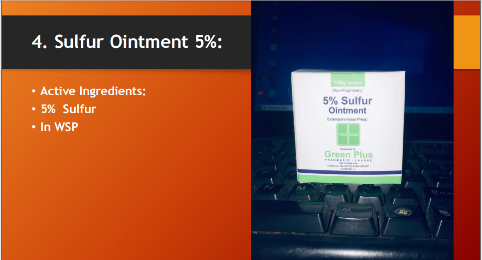 Sulfur Ointment 5% – Gentle Medicated Skin Care for Acne & Itching