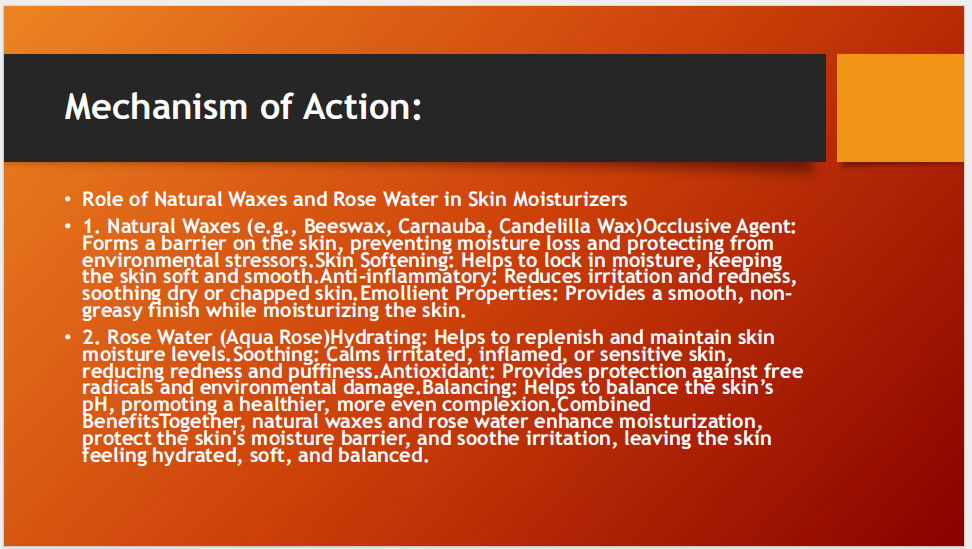 Aqua Derm Cream 120gm – Deep Moisturizing & Skin Barrier Protection Cream with Natural Waxes & Rose Water