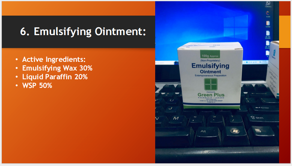 Emulsifying Ointment 100gm – Intensive Skin Emollient & Deep Moisture Barrier Repair Formula