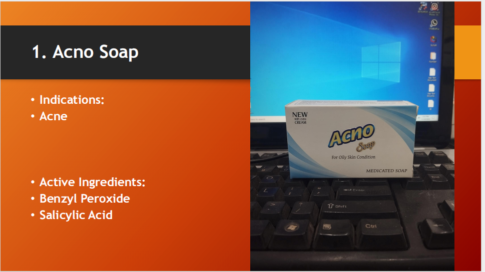Acno Soap – Benzoyl Peroxide & Salicylic Acid Medicated Acne Soap