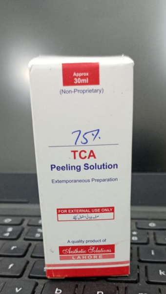 TCA Peeling Solution 75% – Professional Grade Chemical Peel for Deep Exfoliation, Skin Resurfacing & Pigmentation
