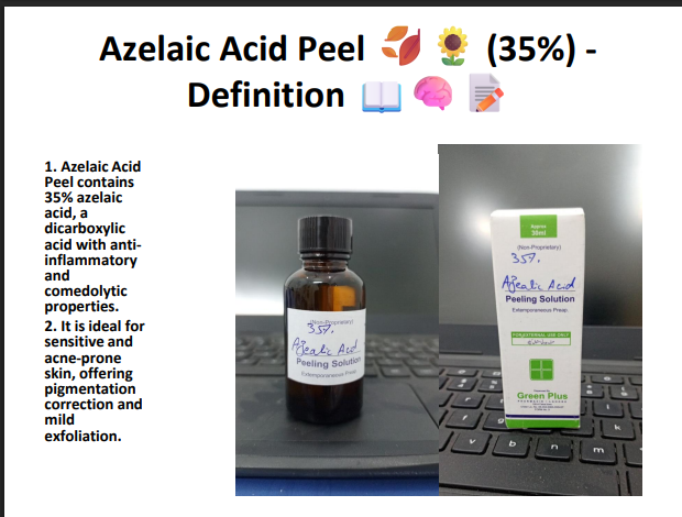 Azelaic Acid Peeling Solution 35% – Professional Peel for Acne, Sensitive Skin, Redness & Pigmentation Correction