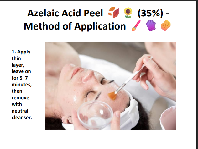 Azelaic Acid Peeling Solution 35% – Professional Peel for Acne, Sensitive Skin, Redness & Pigmentation Correction