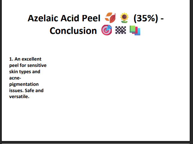 Azelaic Acid Peeling Solution 35% – Professional Peel for Acne, Sensitive Skin, Redness & Pigmentation Correction