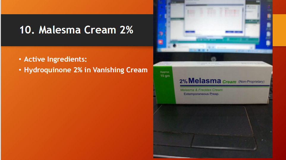 2% Melasma Cream – Hydroquinone 2% Vanishing Cream (15g)