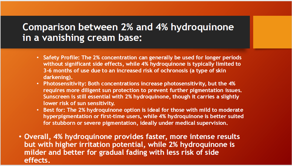 2% Melasma Cream – Hydroquinone 2% Vanishing Cream (15g)