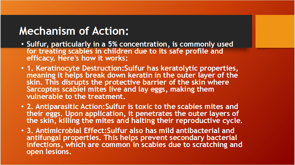 Sulfur Ointment 5% – Gentle Medicated Skin Care for Acne & Itching