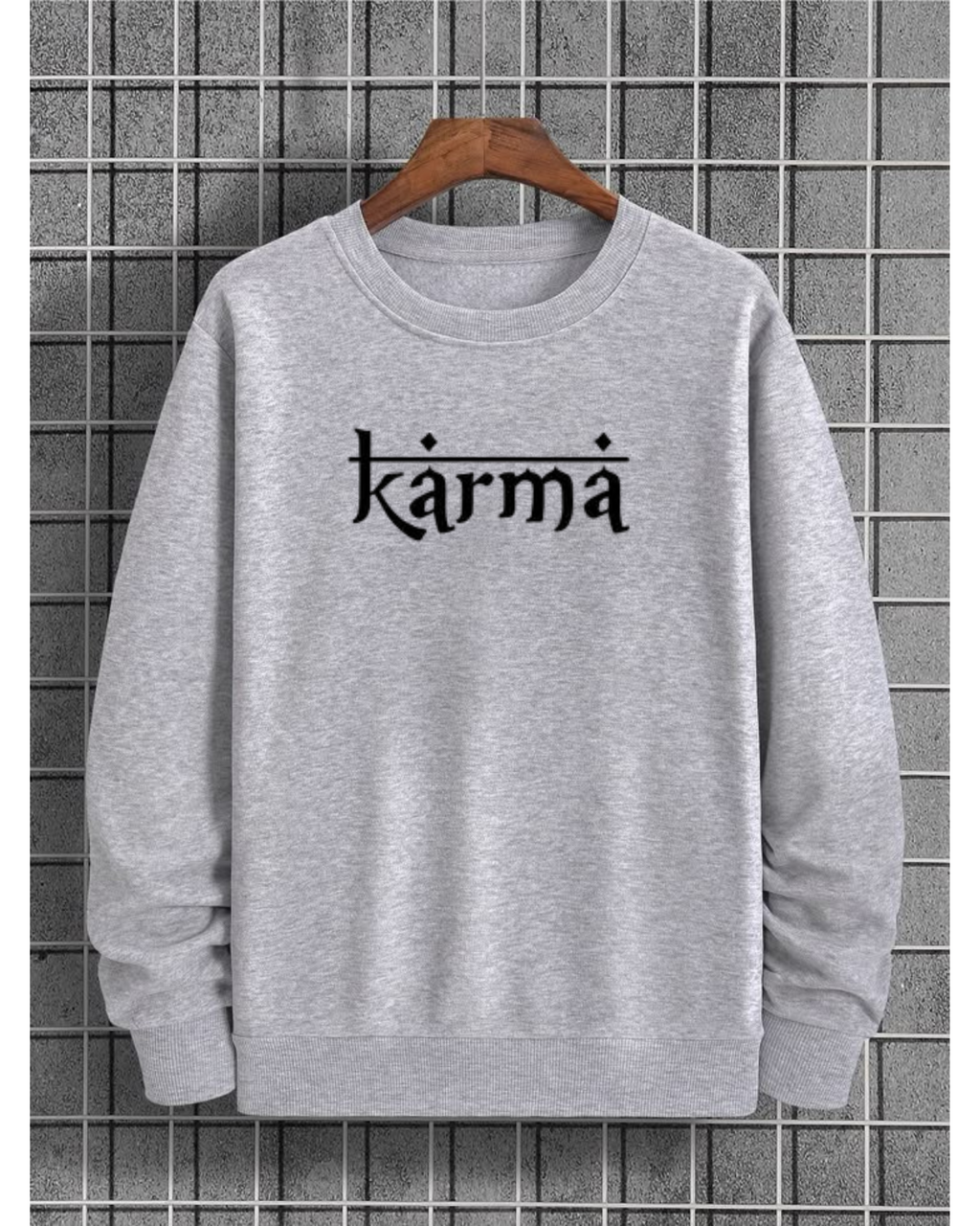 Karma Sweatshirt – Minimal Streetwear Crewneck