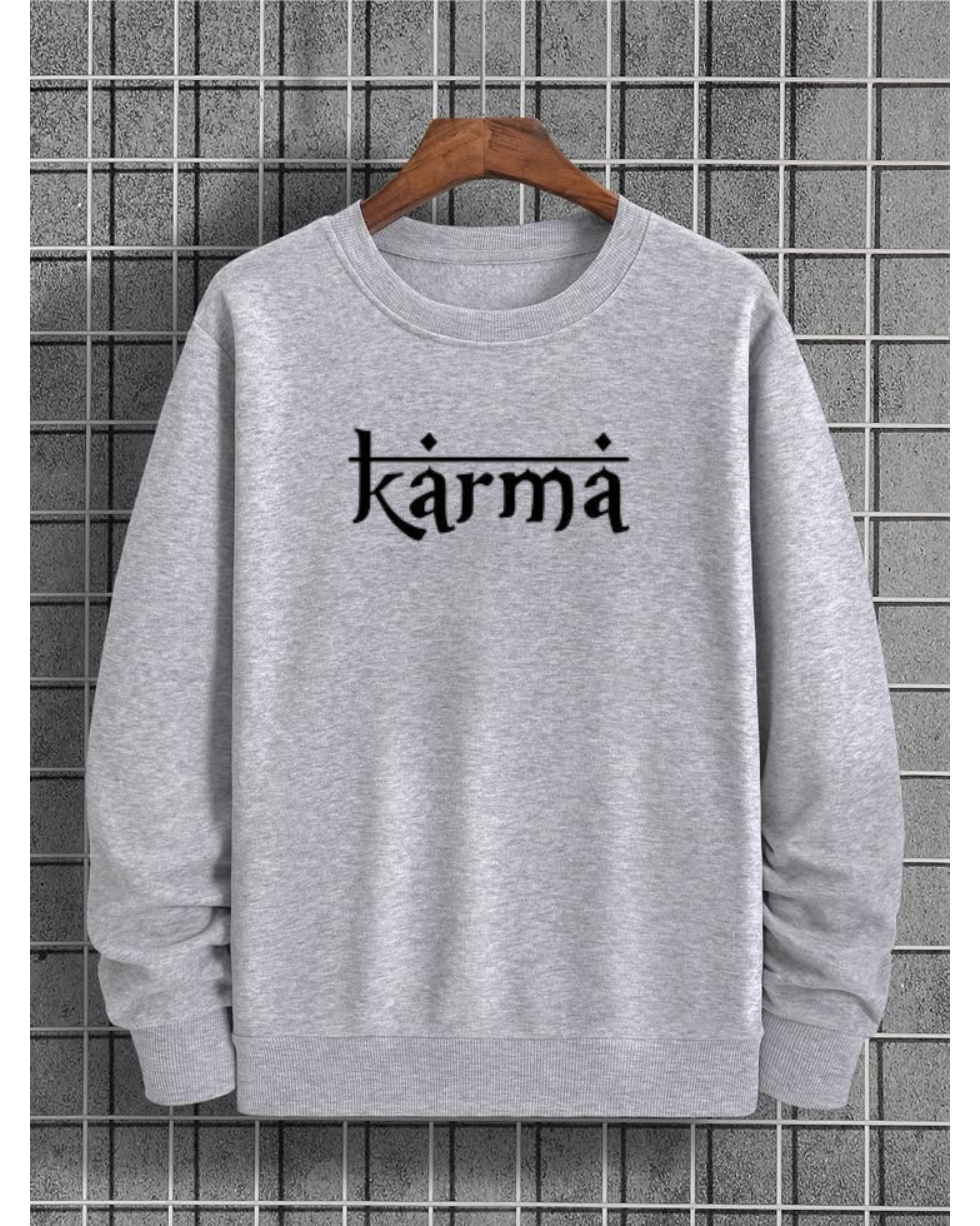 Karma Sweatshirt – Minimal Streetwear Crewneck