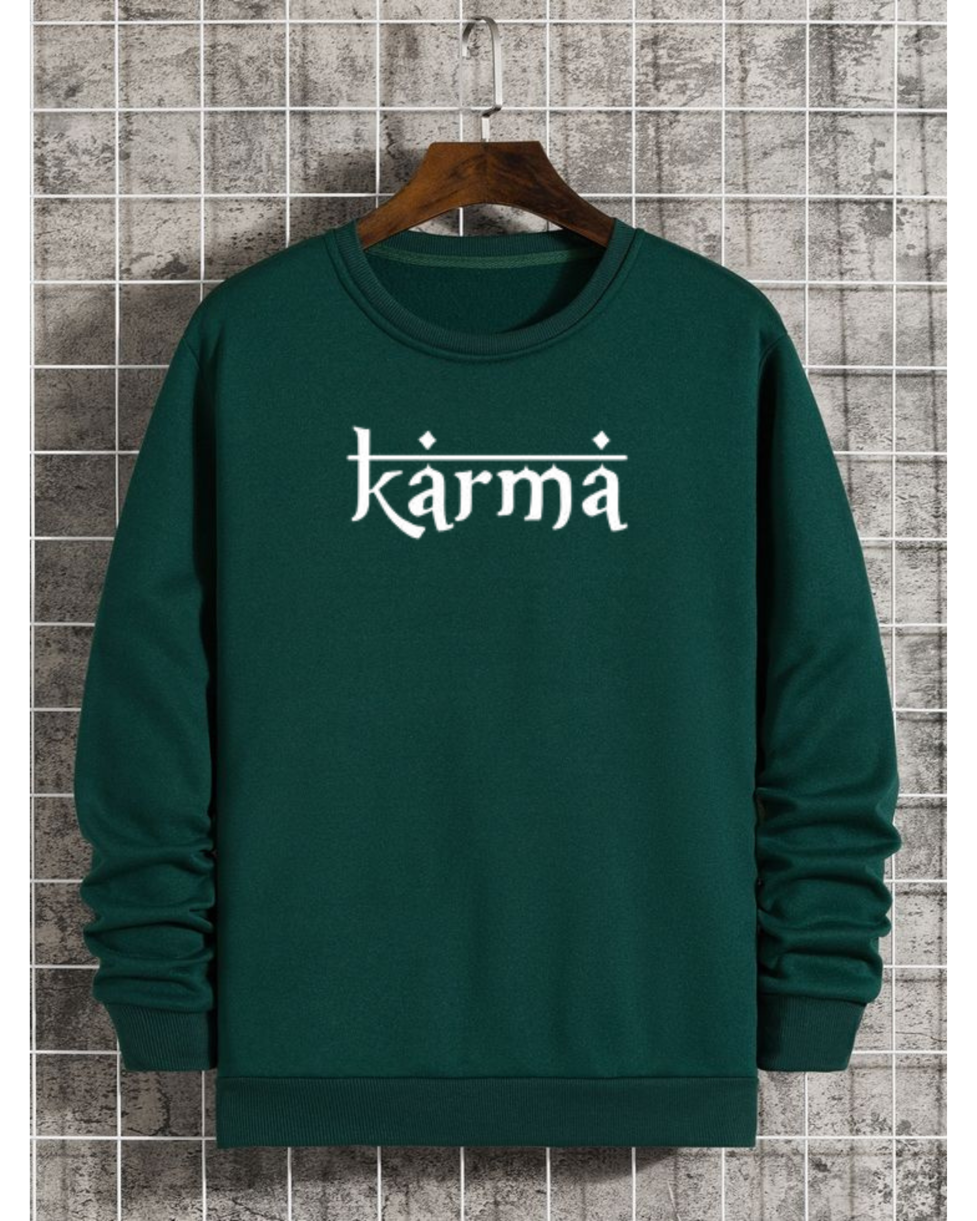 Karma Sweatshirt – Minimal Streetwear Crewneck