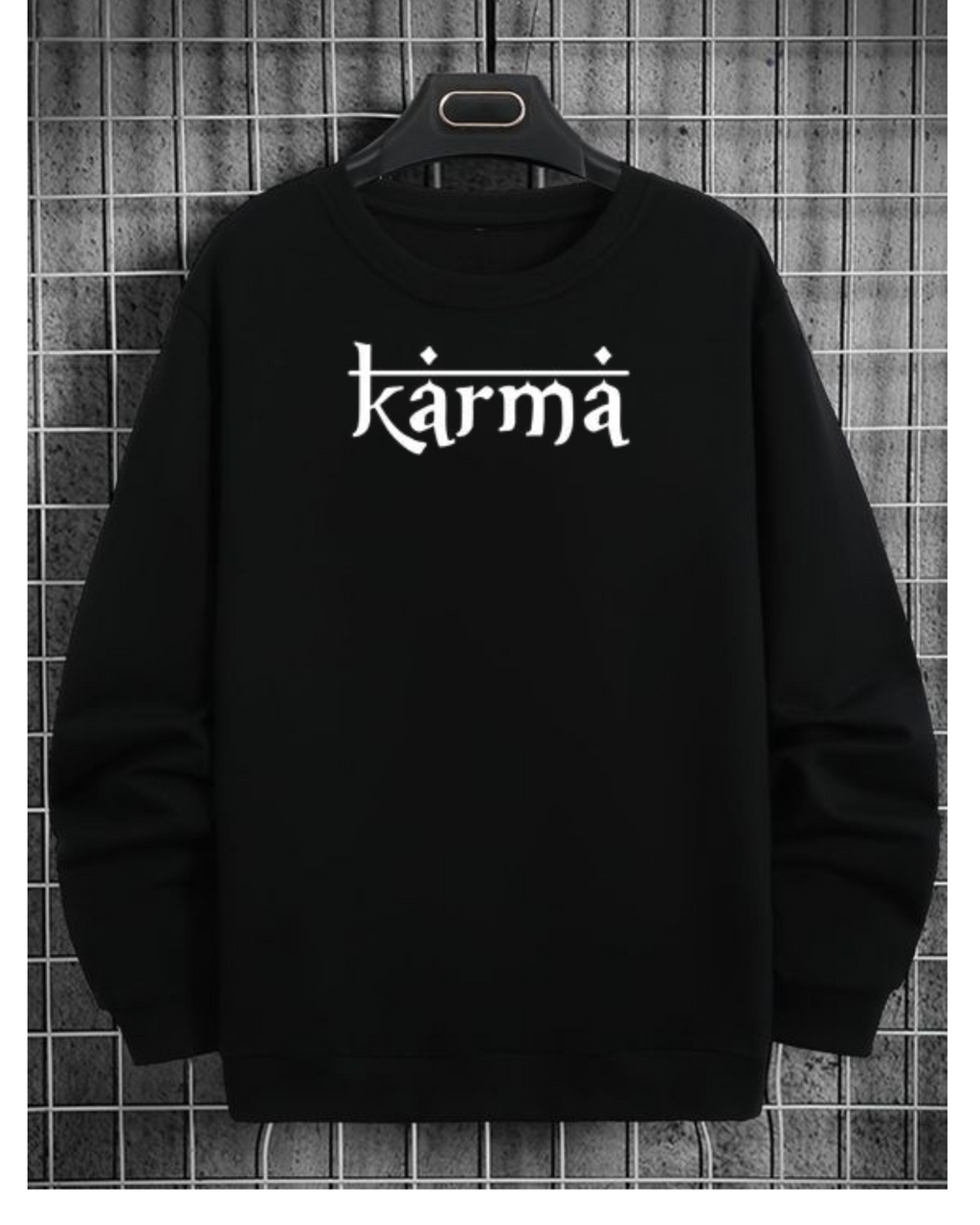 Karma Sweatshirt – Minimal Streetwear Crewneck