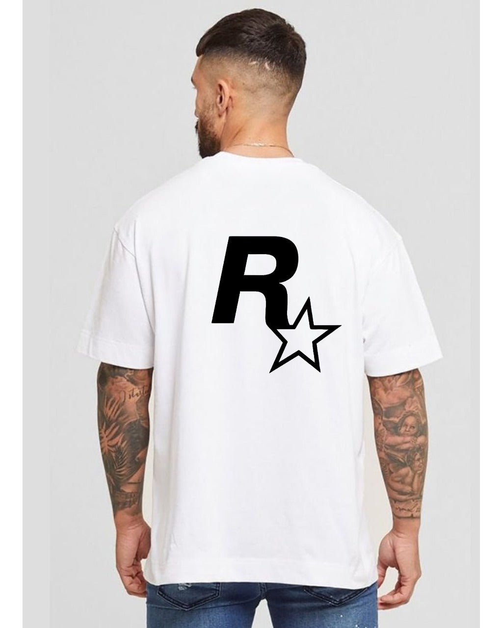 Rockstar Logo Double-Sided Tee
