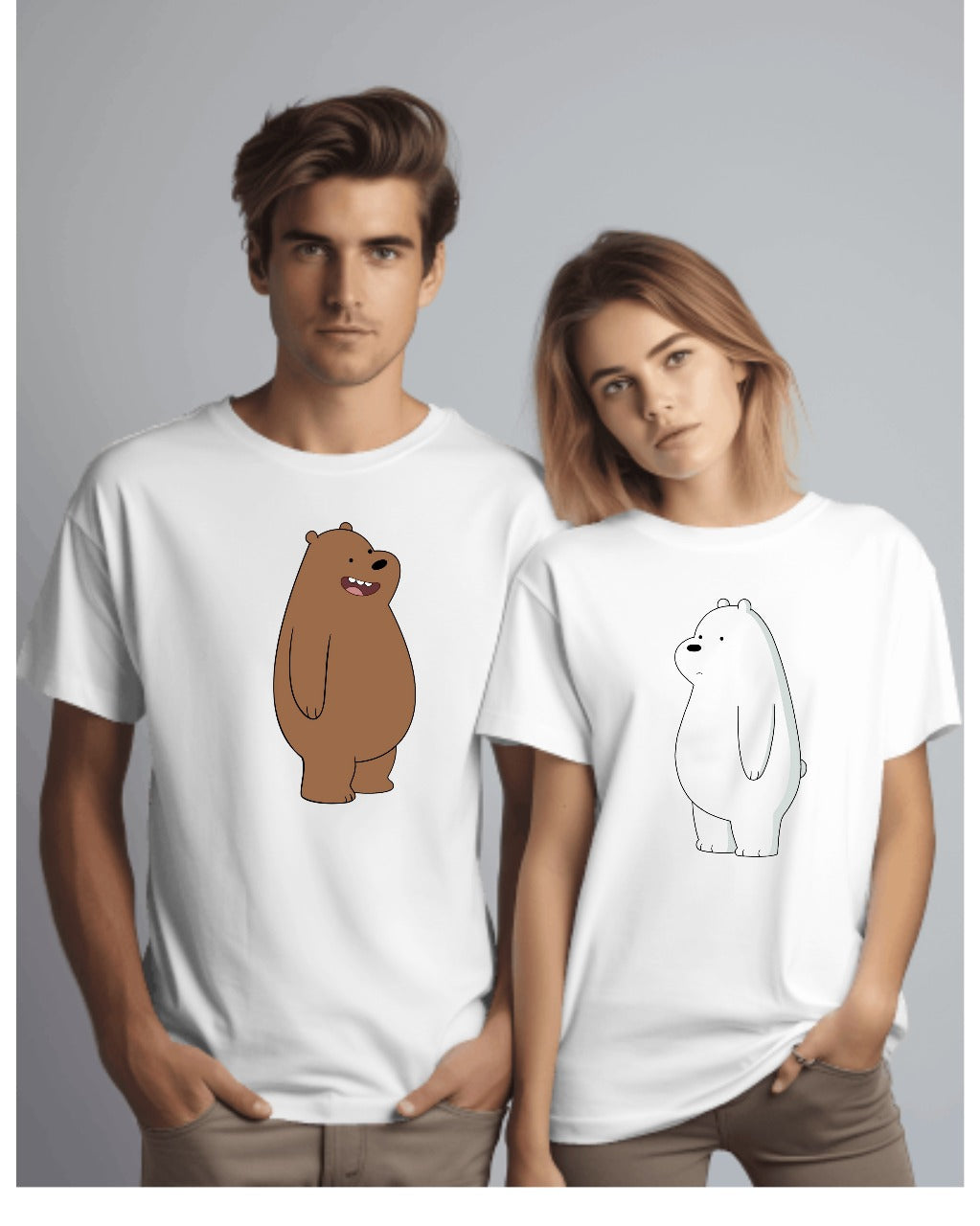 "Bear Bond" Couple Tees