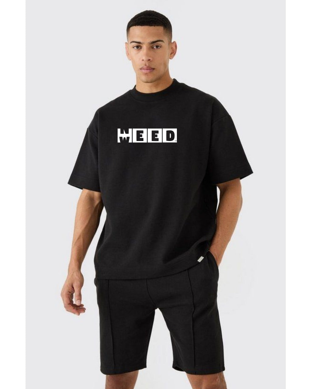 Oversized " NEED WEED " Graphic T-Shirt – Streetwear Edition