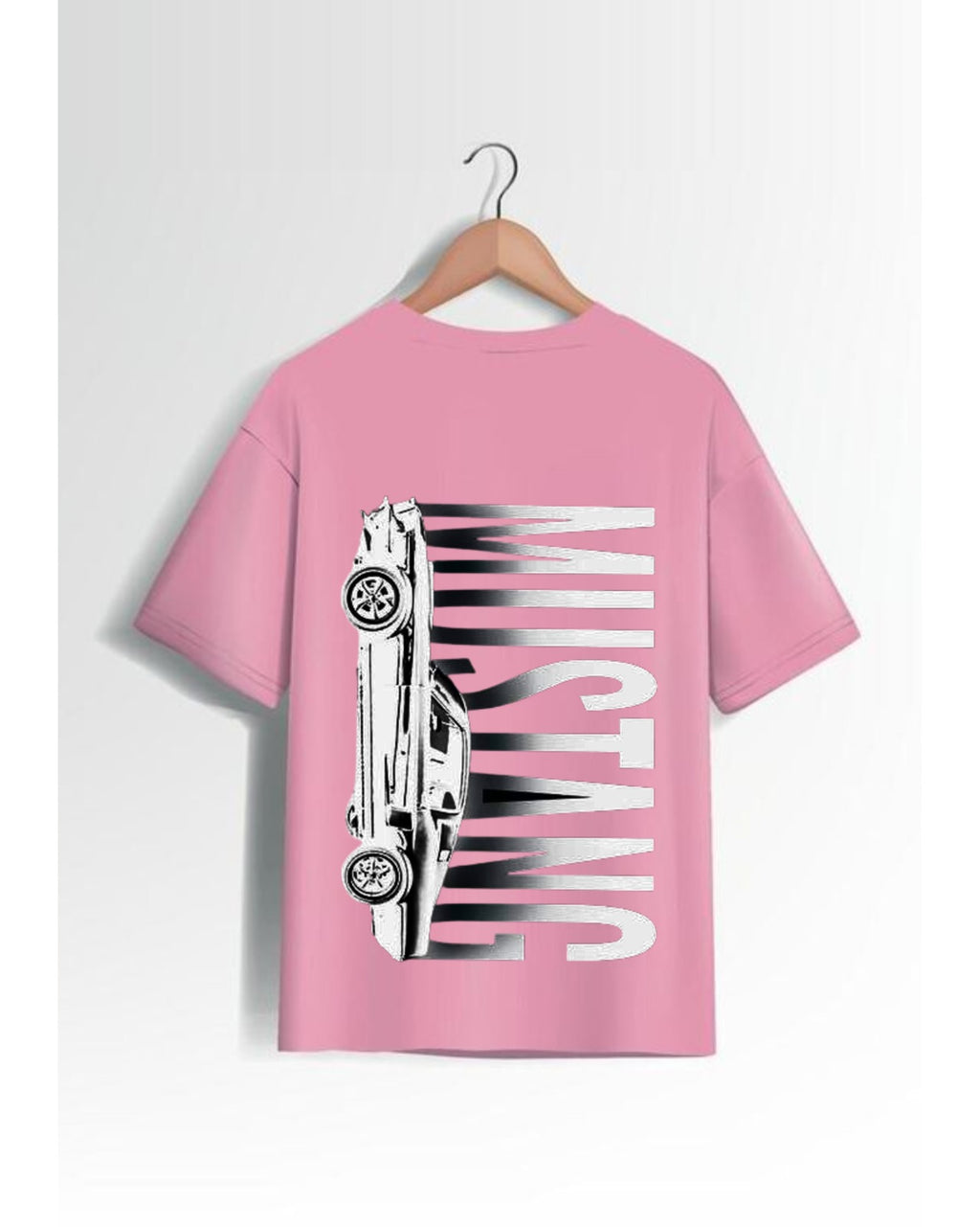 Mustang Graphic T-Shirt – Classic Muscle Car Oversized Tee