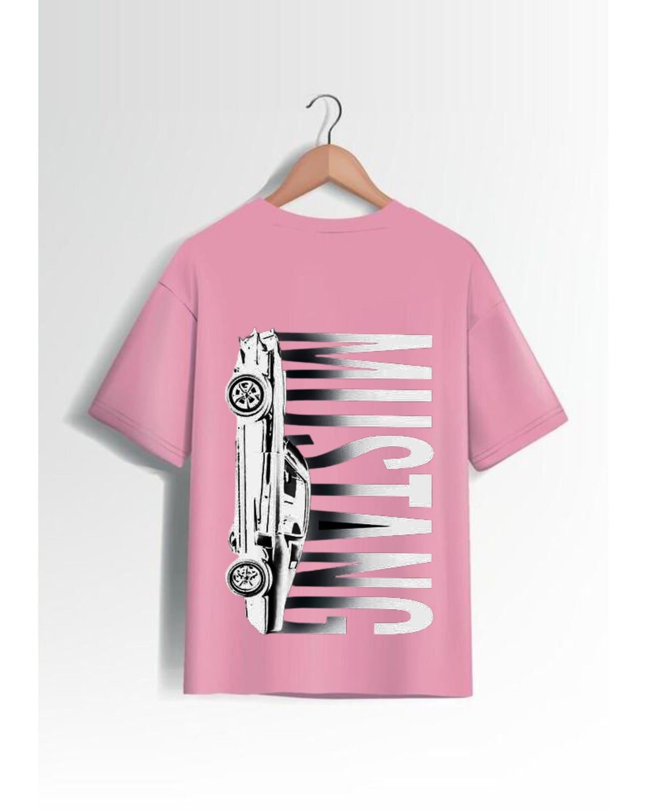 Mustang Graphic T-Shirt – Classic Muscle Car Oversized Tee