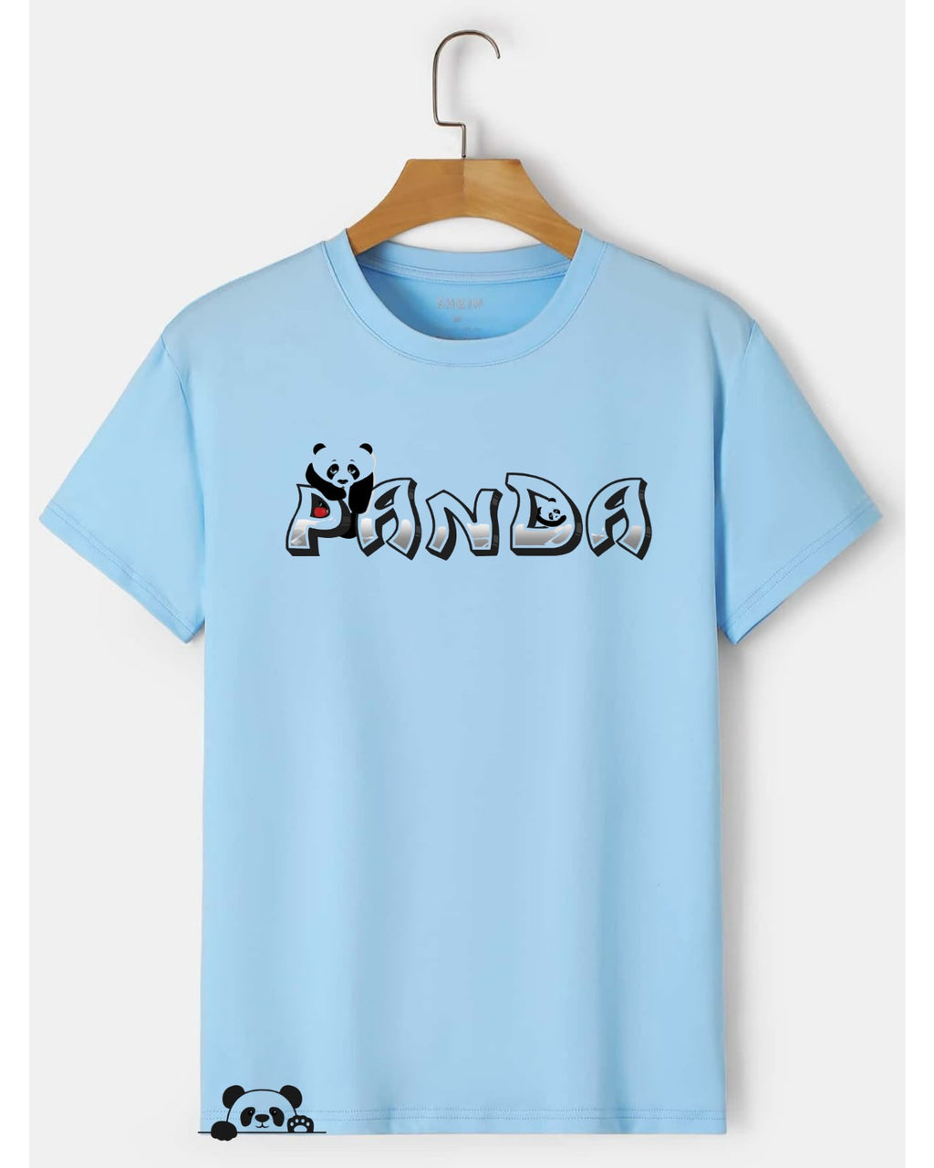 “Panda” Oversized Graphic T-Shirt (Front & Back Print)