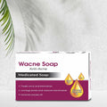 Wacne Anti-Acne Medicated Soap – Salicylic Acid & Benzoyl Peroxide Acne Treatment Soap