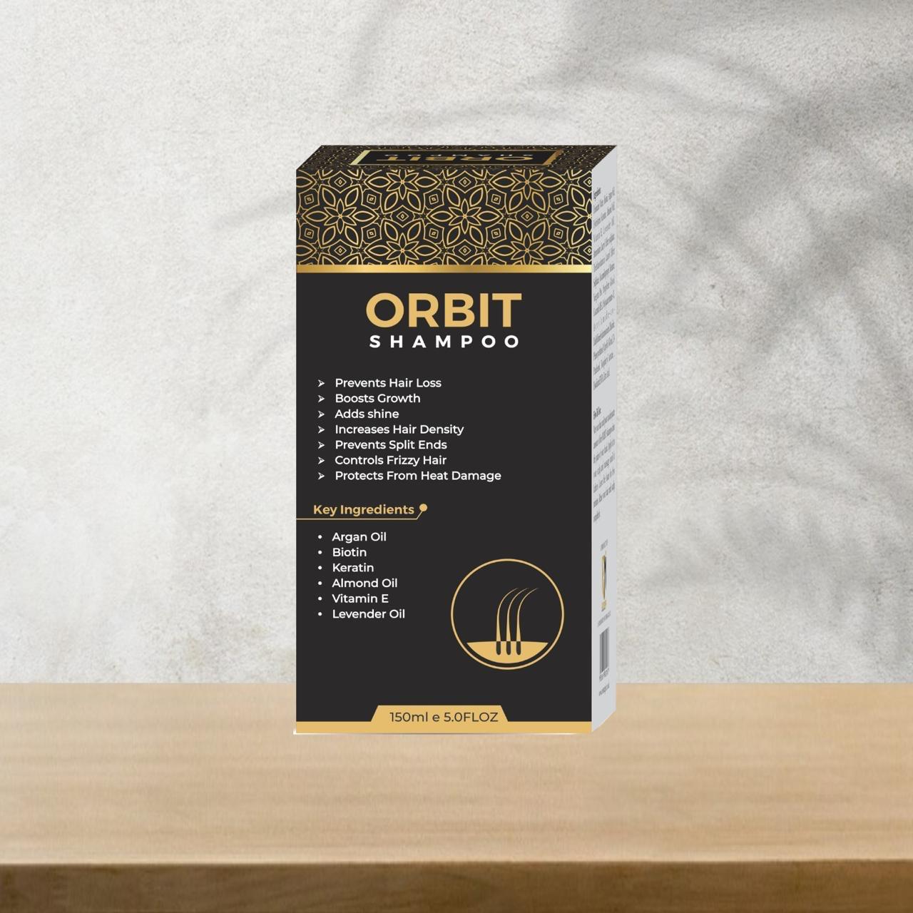 Orbit Anti Hair Fall Shampoo – Biotin, Keratin & Argan Oil Hair Strengthening Shampoo (150ml)