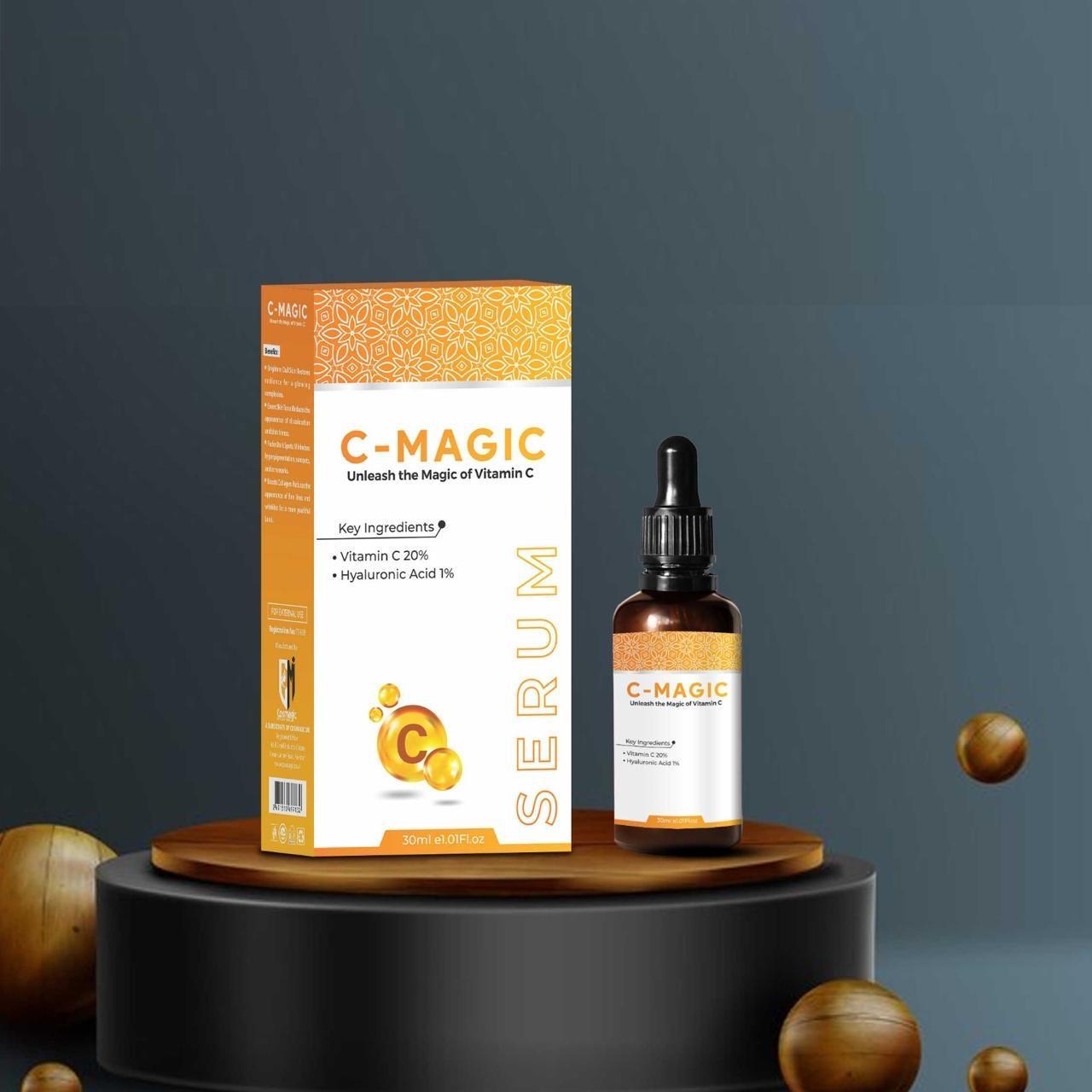 C-Magic Vitamin C 20% Serum – Ultra Whitening & Brightening Face Serum (30ml)